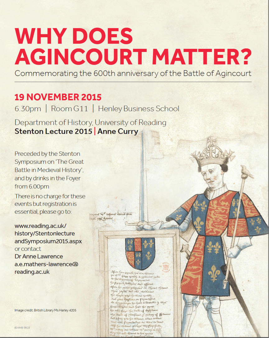 The Stenton Lecture and Symposium&nbsp;2015