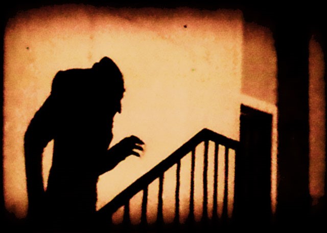 3. Perhaps the most iconic scene from Nosferatu (1922) via Wikimedia