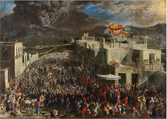 Domenico Gargiulo, The Eurption of Vesuvius in 1631