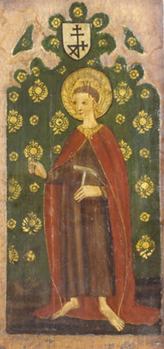 Rood Screen panel showing William of Norwich (d. 1144), V&A Collections
